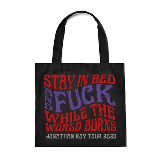 Stay In Bed Tote Bag (Black)