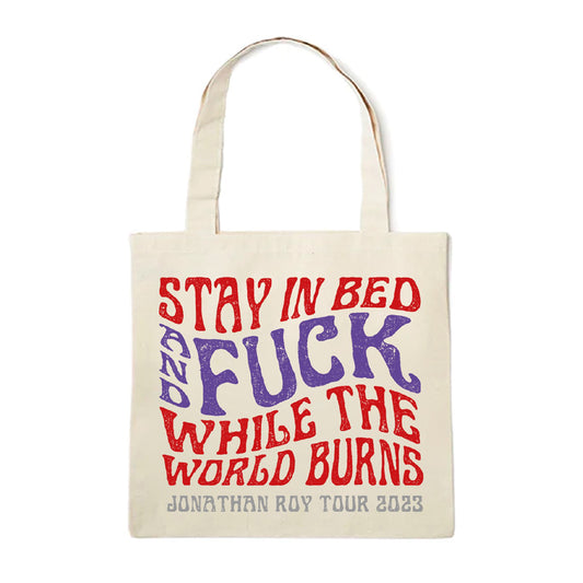 Stay In Bed Tote Bag (Natural)